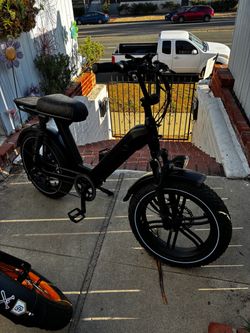 Black Fat Tire Electric Bike