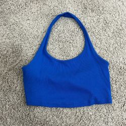 Royal Blue/Pink Halter Tops