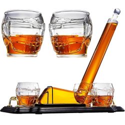 Ice Hockey Whiskey Decanter Set