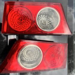 2006 to 2008 Acura TSX Right And Left  Tail Light inner Oem 