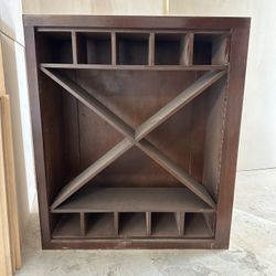 Wood Wine Rack 