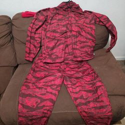 Red Camo Cookies Set