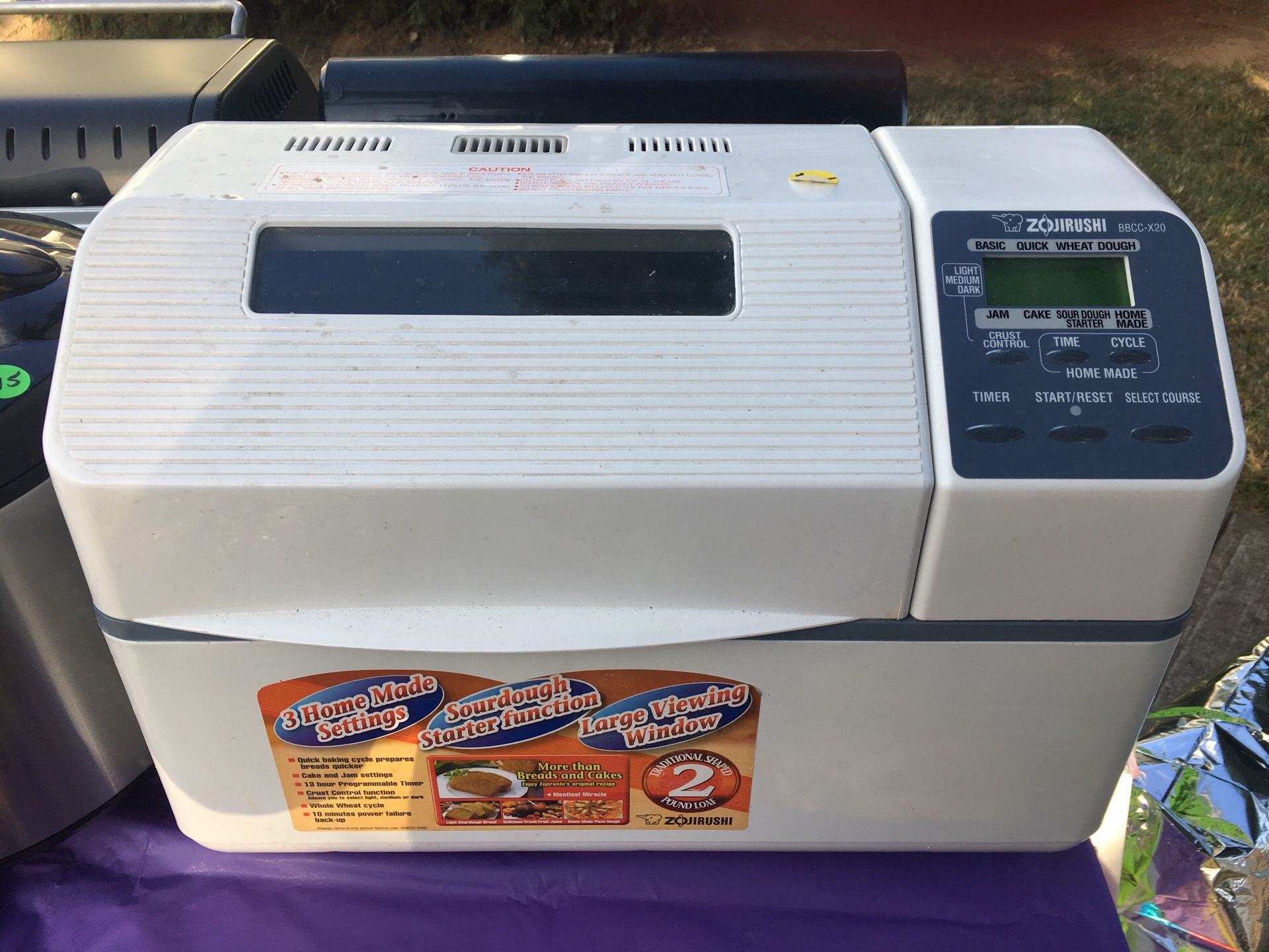 Zojirushi bread maker