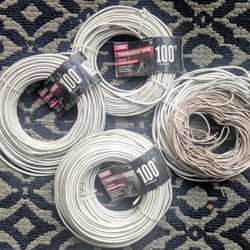 **Bundle of 4 CAROL Thermostat Wire Coils – 100 ft Each (18/7)**