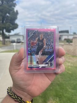 Luka Doncic Pink Prizm Optic