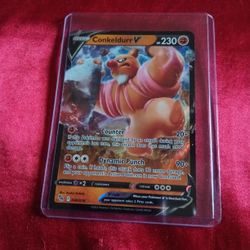 Pokemon Card Conkeldurr V 