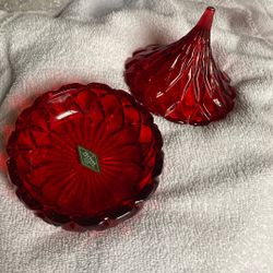 Ruby Red, Shannon, Crystal, Candy dish