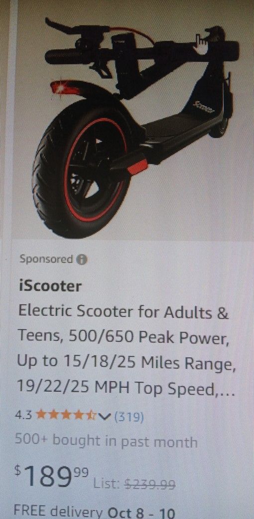 I Scooter (BRAND NEW)