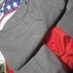 Womans Size 4P DRESSIY SLACKS  GRAY. USED