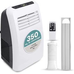 SereneLife 3-in-1 Portable Air Conditioner with Built-in Dehumidifier Function,Fan Mode, Remote