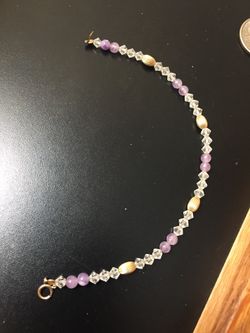Beaded Bracelet 6.5”