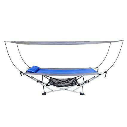 Mac Sports Folding Hammock with Removable Canopy