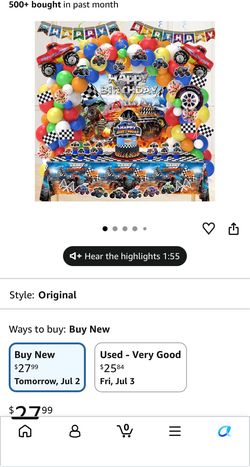 Monster truck Birthday decorations