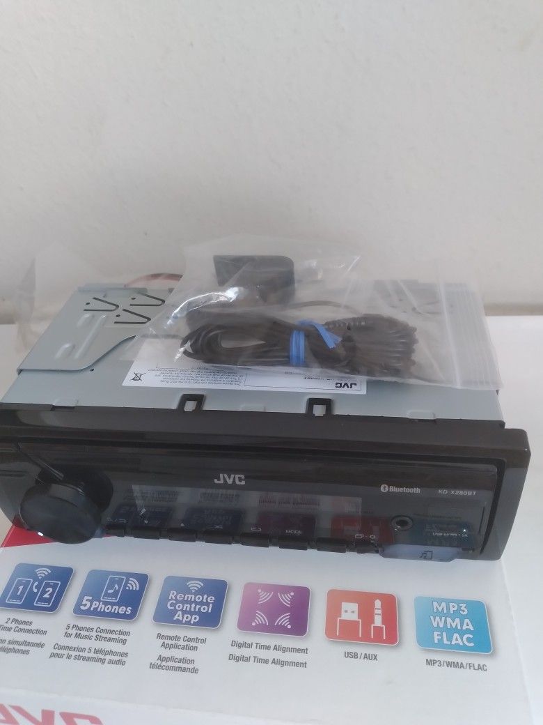 JVC DIGITAL MEDIA RECEIVED BLUETOOTH USB AUX ( NO CD PLAYER ) BRAND NEW PRICE IS LOWEST