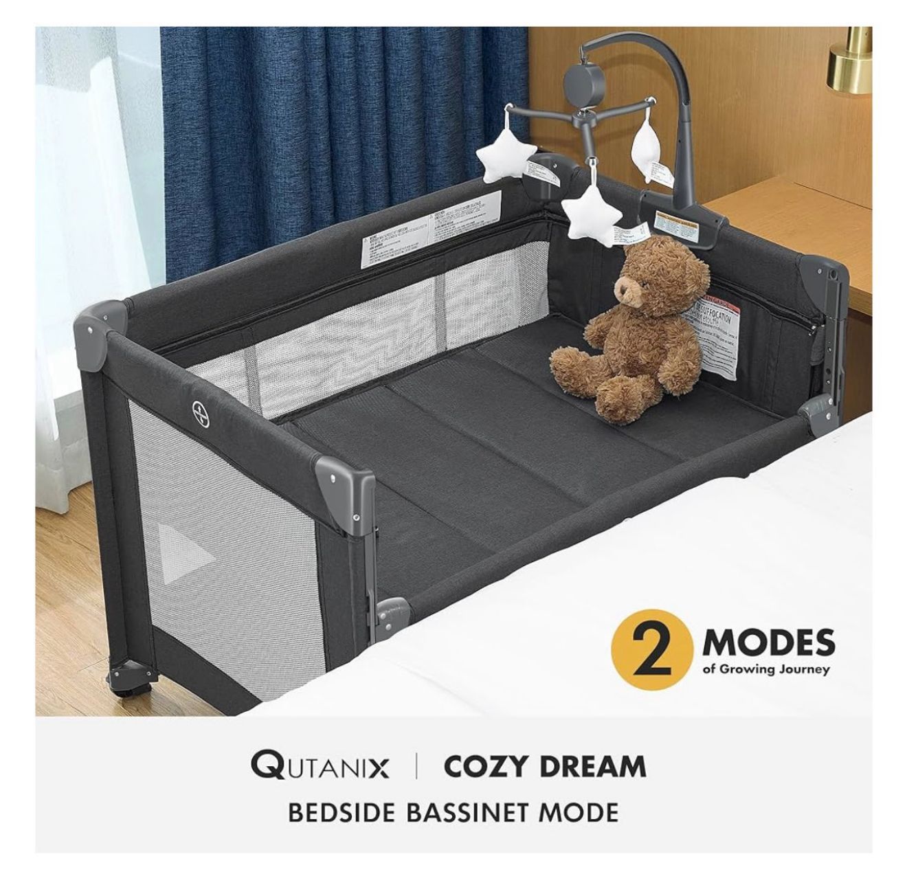 Bedside Bassinet / Playpen - FREE MATRESS