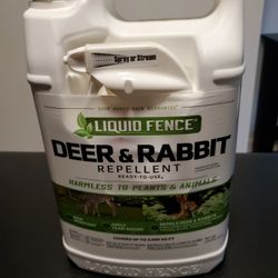 Liquid Fence Deer & Rabbit Repellent 1 Gallon