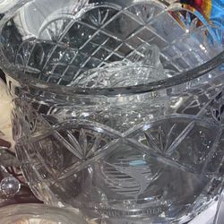 Cut Crystal Punch Bowl