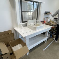 Vintage Sink And Windows