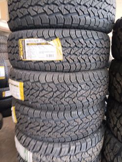 New Set of tires 265 70 17 APLUS AT
