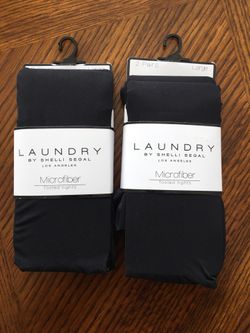 NWT microfiber footed tights 4 pairs bundle