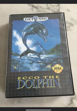 Sega Genesis Ecco the Dolphin game