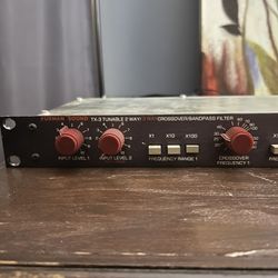 Furman Sound TX-3, Tunable Crossover, Band Pass Filter, Vintage Rack