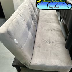 Sofa Futon Couch Grey New Cama 