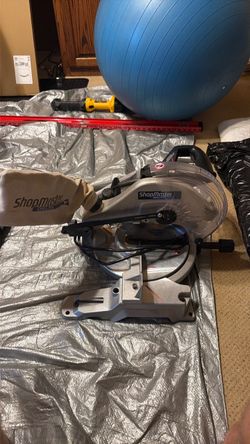 DELTA ShopMaster 10-in 15 Single Bevel Sliding Compound Corded Miter Saw with Laser Guide