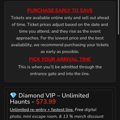 4 Sac Scream Fest Tickets 