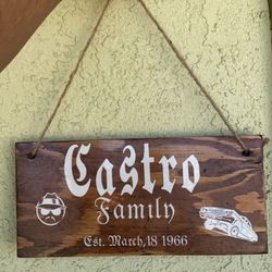 Custom Sign Can Put Anything For Ur Home Or More
