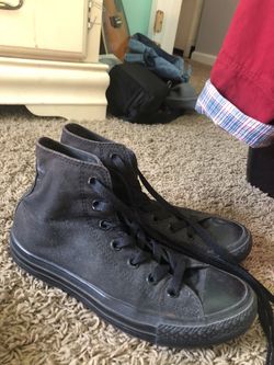High top black converse