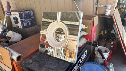 New Bulls Eye Mirror For Bathroom