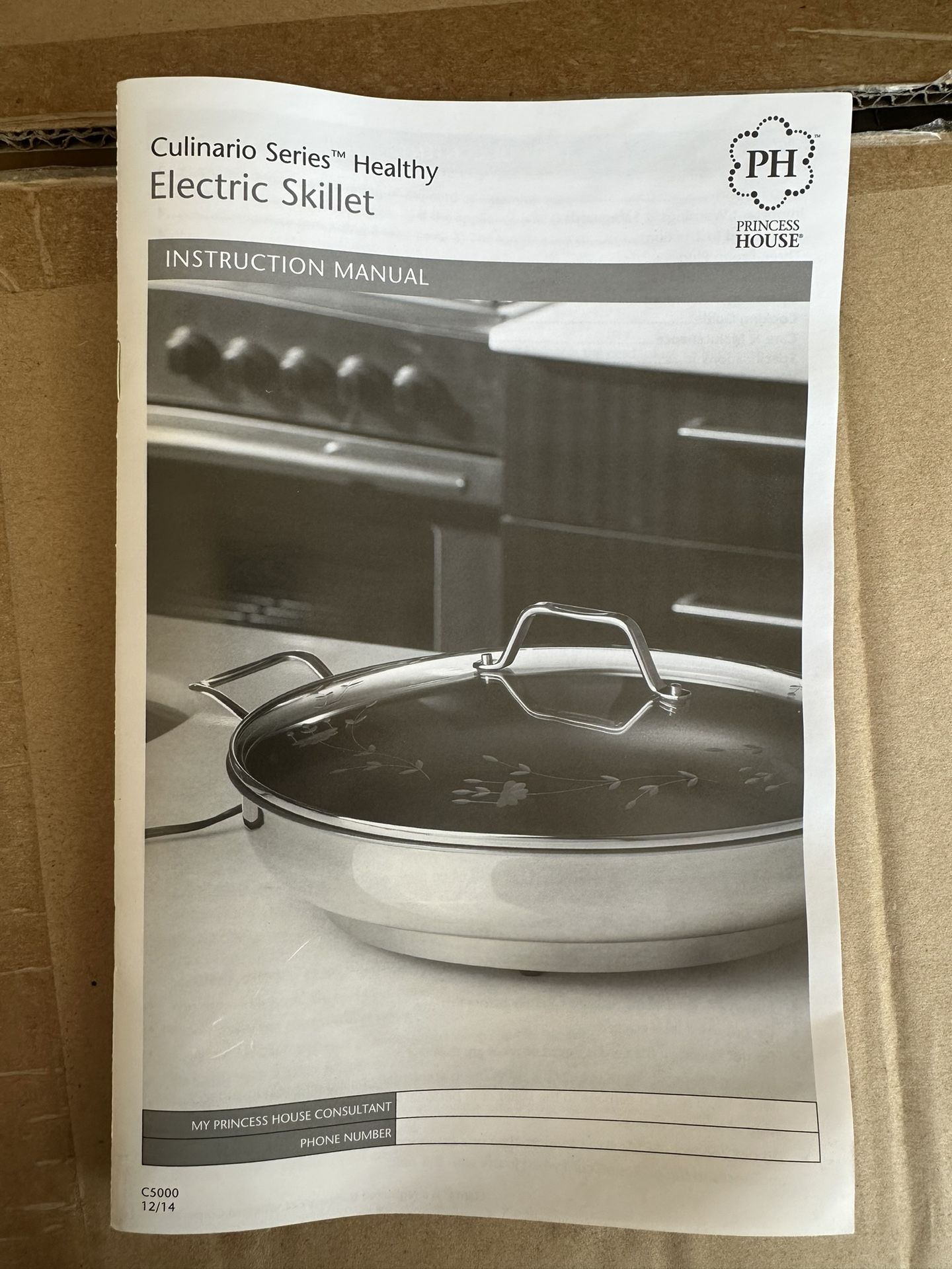 Princess House 16” Sarten Electrico“Electric Skillet”