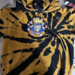 Naruto Ramen Hoodie (Yellow Tie Dye) Hypland