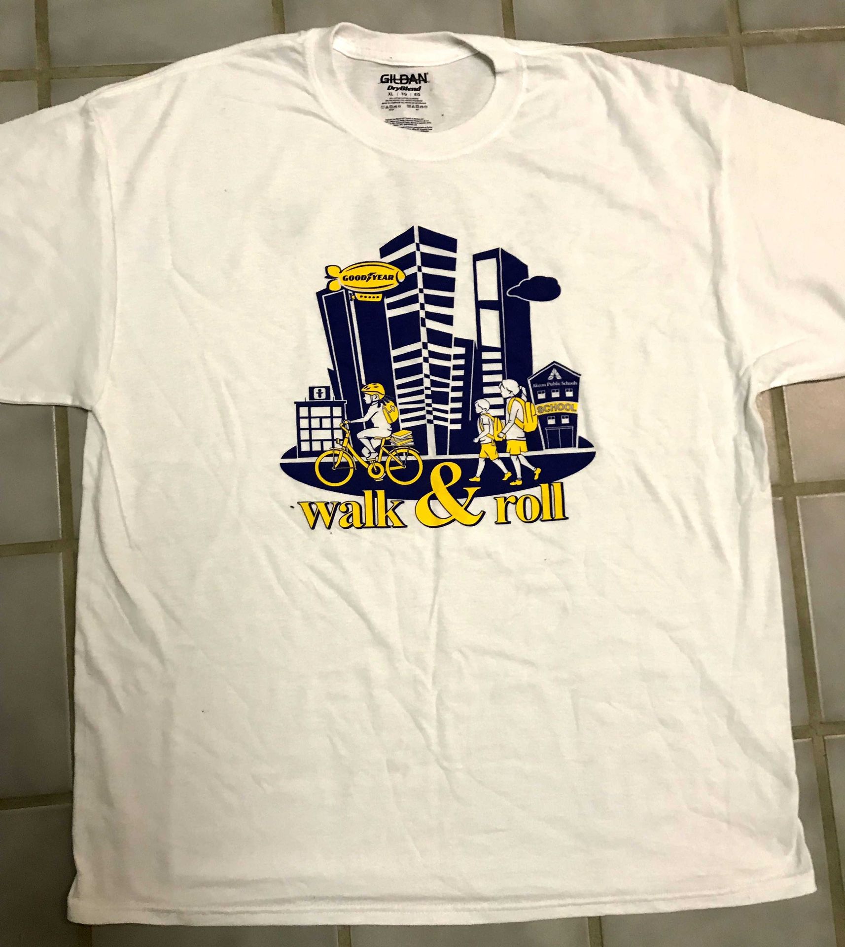 Goodyear Blimp “Walk & Roll” Tee Shirt - Large and XL