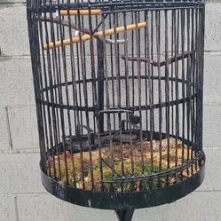 Iron Black Bird Cage