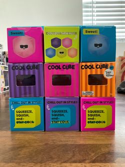 J'Adore Super Cool Cube Squishy Pink / Blue / Orange / Green / Purple Squeezy $12 EACH