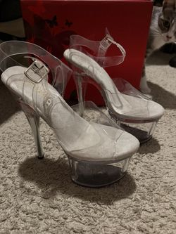 6 INCH CLEAR SEXY PLEASERS