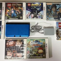 Nintendo 3DS XL with 8 Games