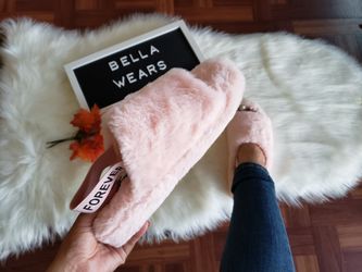 Fluffy slippers
