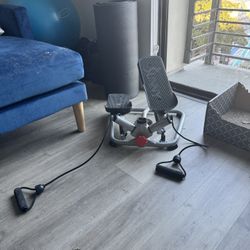 Exercise Stepper With Twist Motion, Arm Bands