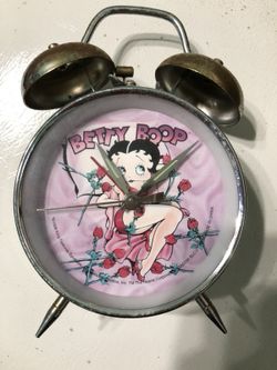 Betty boop alarm clock