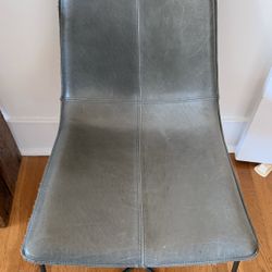 West Elm - Slope Leather Chairs (2)