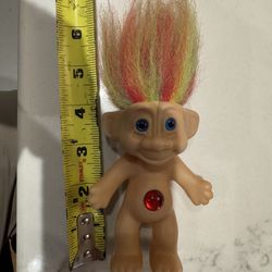 Vintage made in Korea Troll Doll 6 Inch 