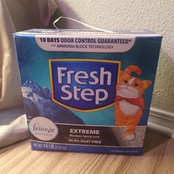 NEW! 14 Lbs Fresh Step Extreme Cat Litter 