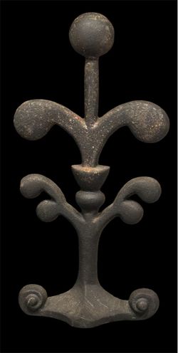Antique Cast Iron Decorative Finial door stop