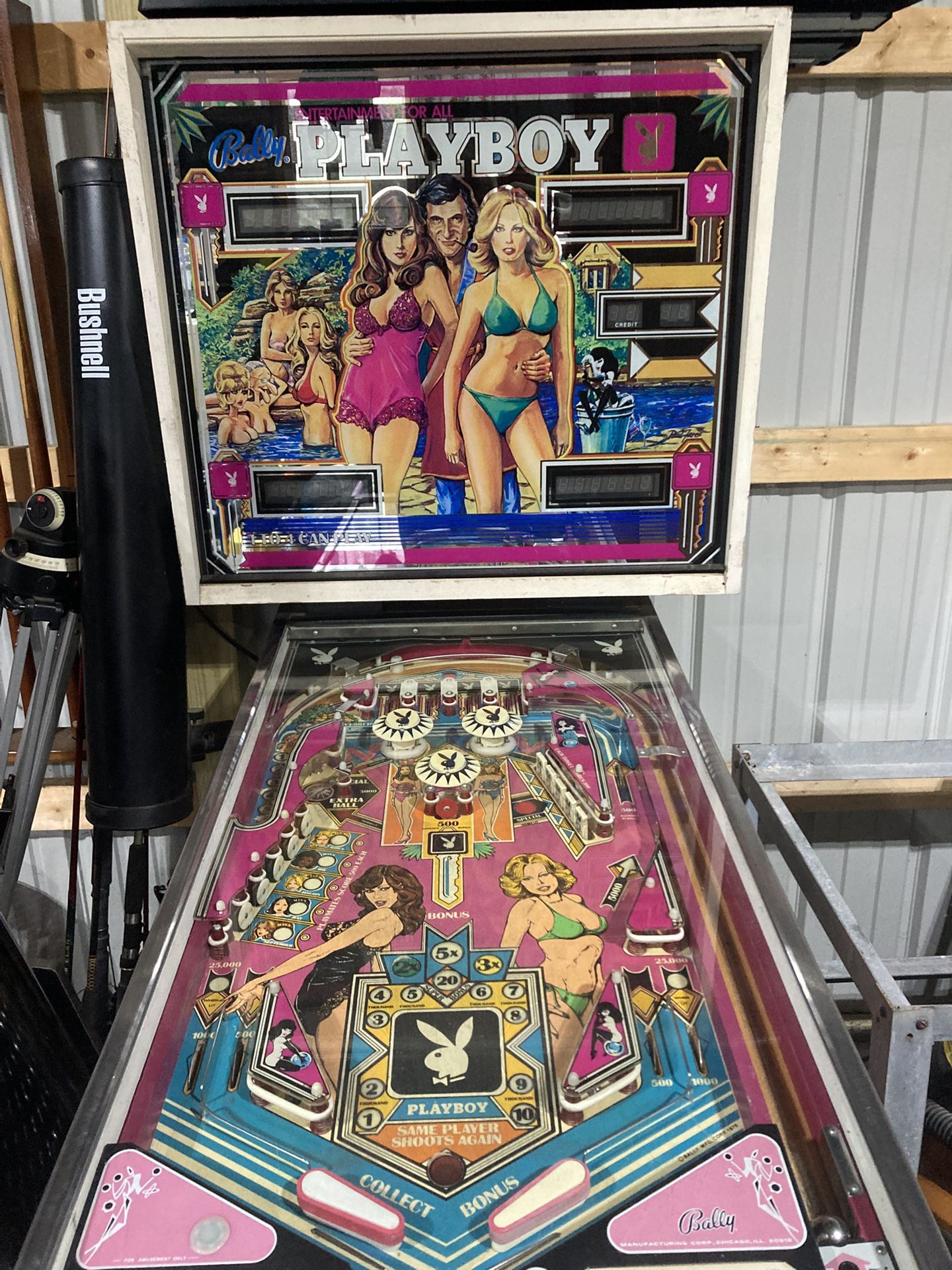 1978 Vintage Playboy pinball machine Works fine