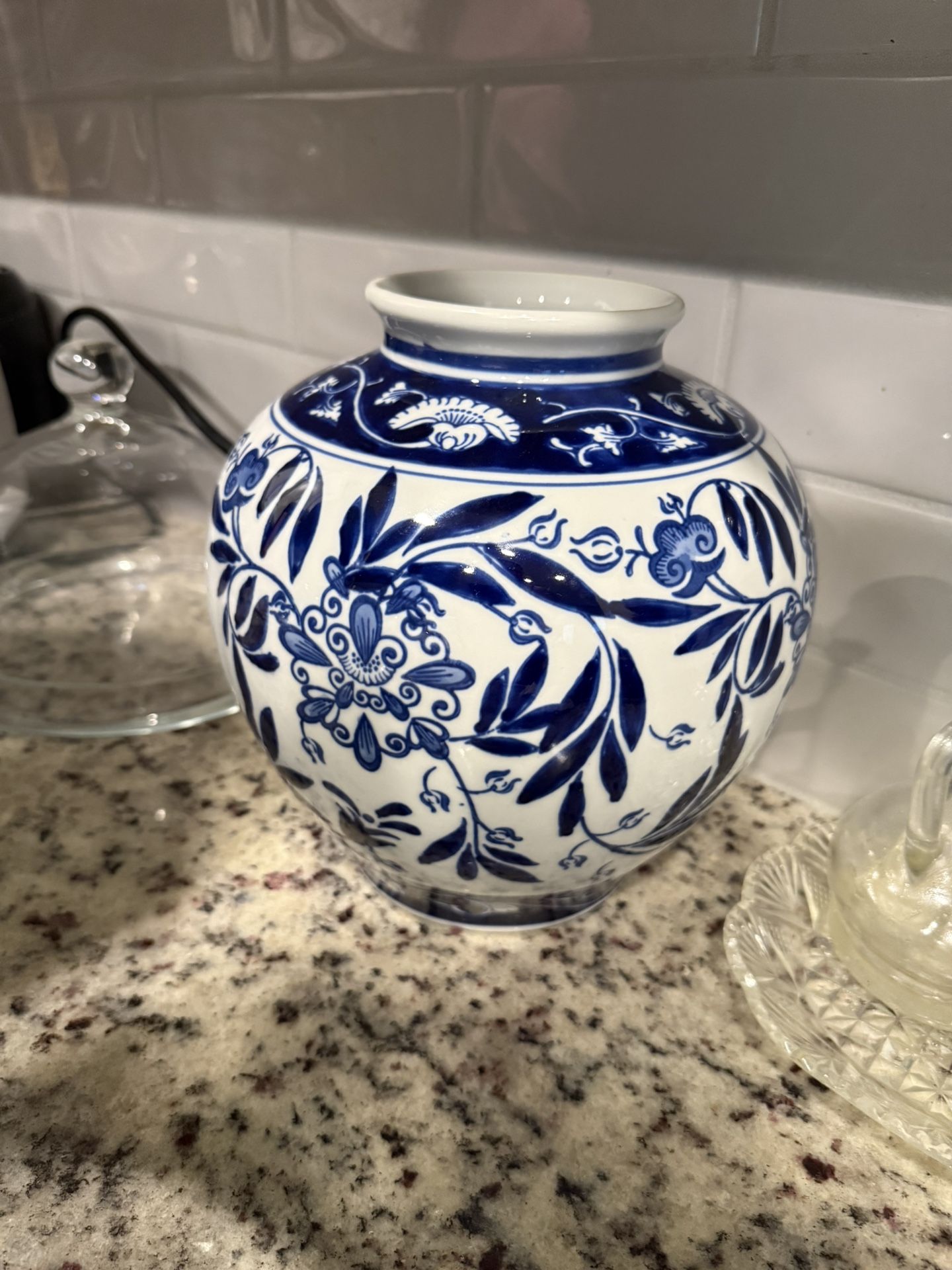 Blue and White Porcelain Vase