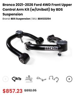 21-26 Ford Bronco BDS upper control arms (Brand New)