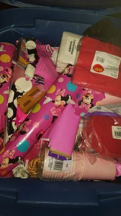 Minnie mouse party supplies